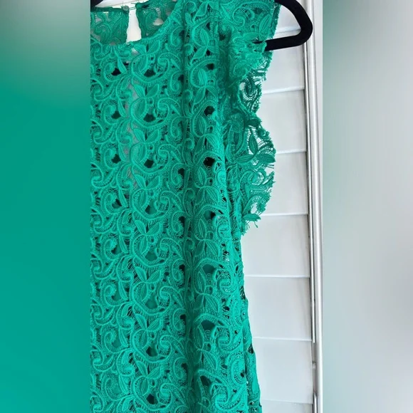 Zara Vibrant Green Midi Dress - Picture 6 of 13